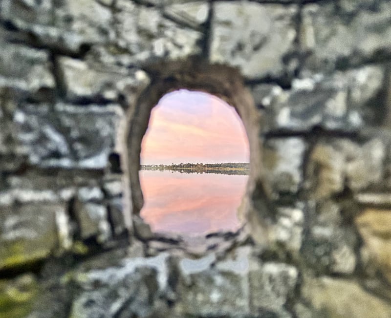 Black Lake Stone Wall Overlook