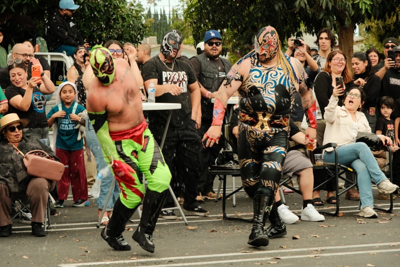 Lucha Libre Street Event, Santa Ana
