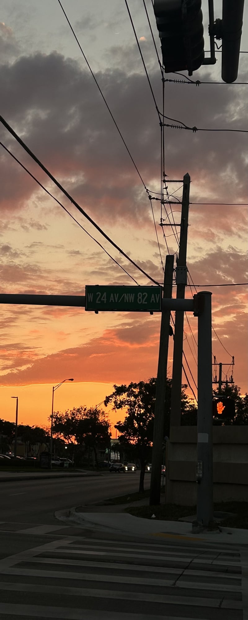 Hialeah Sunset Intersection