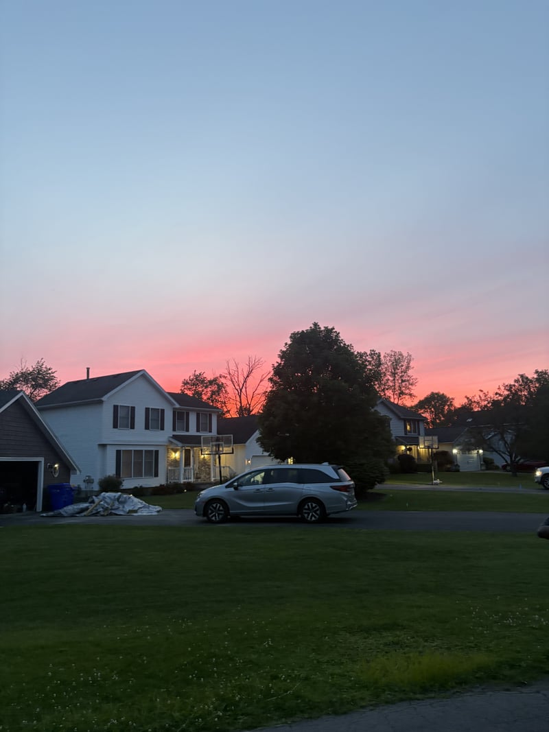 Churchville Suburban Sunset