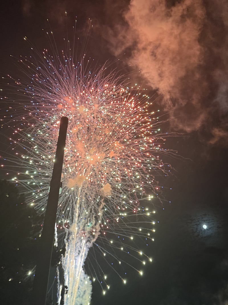 Seymour Johnson AFB Fireworks Display