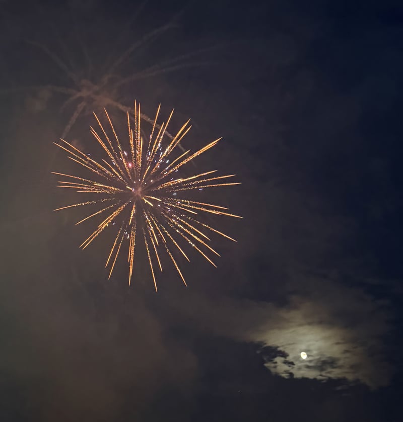 Seymour Johnson AFB Fireworks View