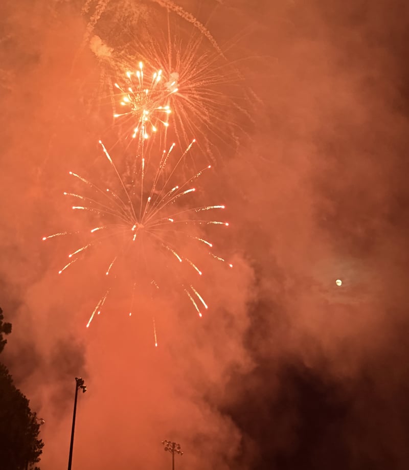 Seymour Johnson AFB Fireworks Display