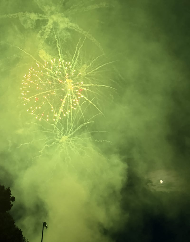 Seymour Johnson AFB Fireworks Display