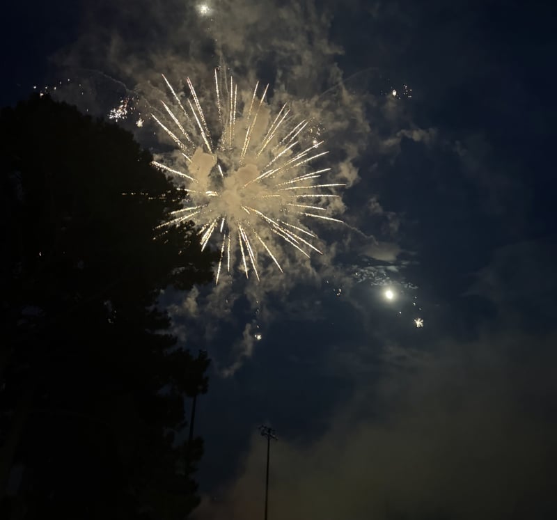 Seymour Johnson AFB Fireworks Display