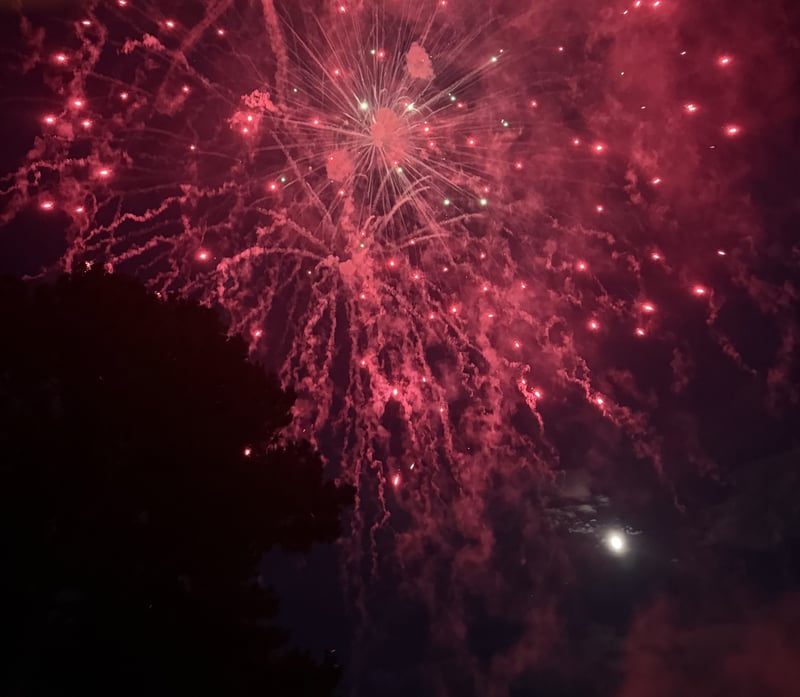 Seymour Johnson AFB Fireworks Display