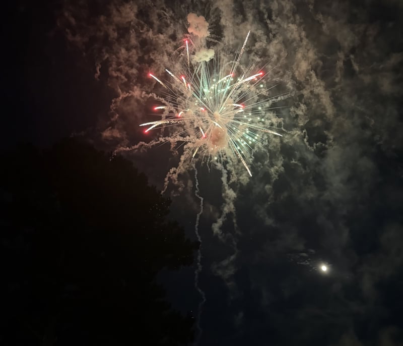 Seymour Johnson AFB Fireworks Display