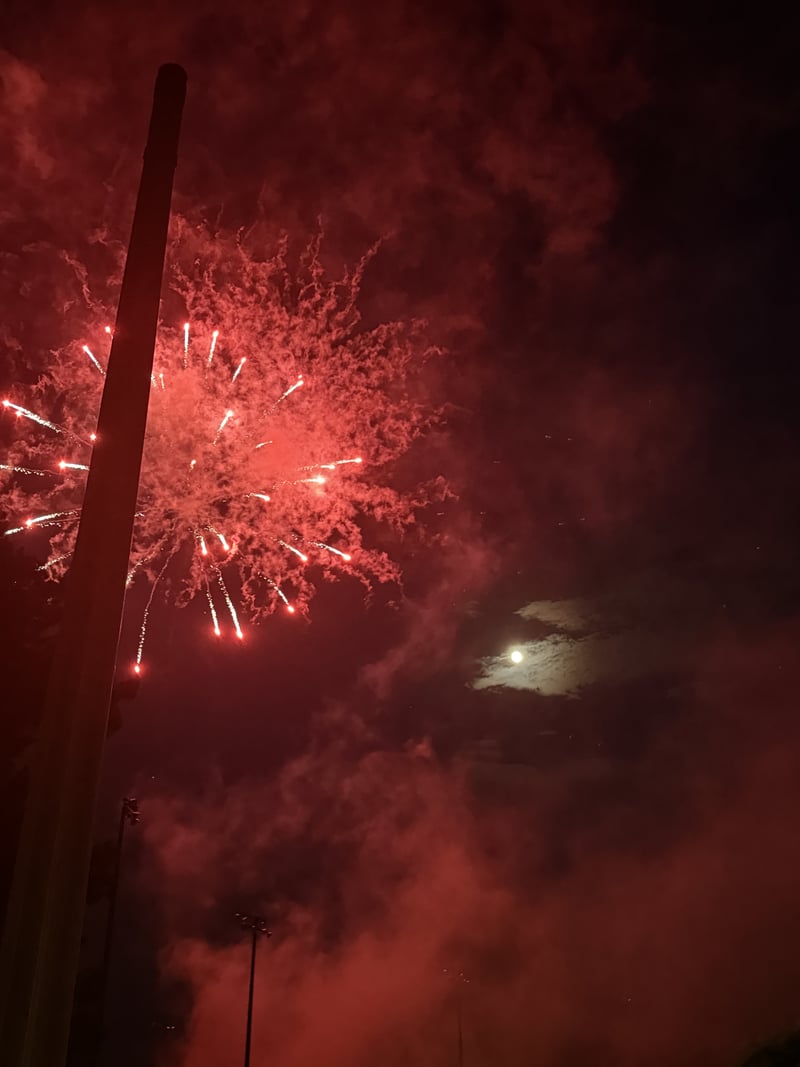 Seymour Johnson AFB Fireworks Display