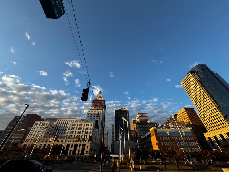 Cincinnati Skyline from Second Street