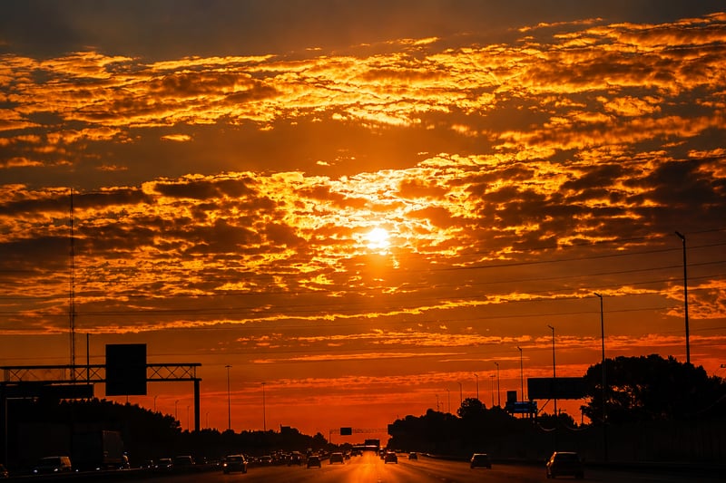 I-85 Sunset Overlook