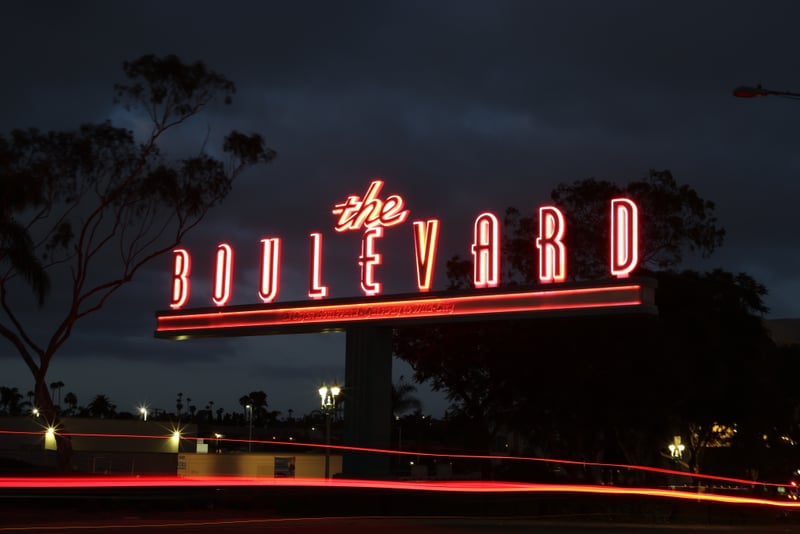 The Boulevard Neon Sign