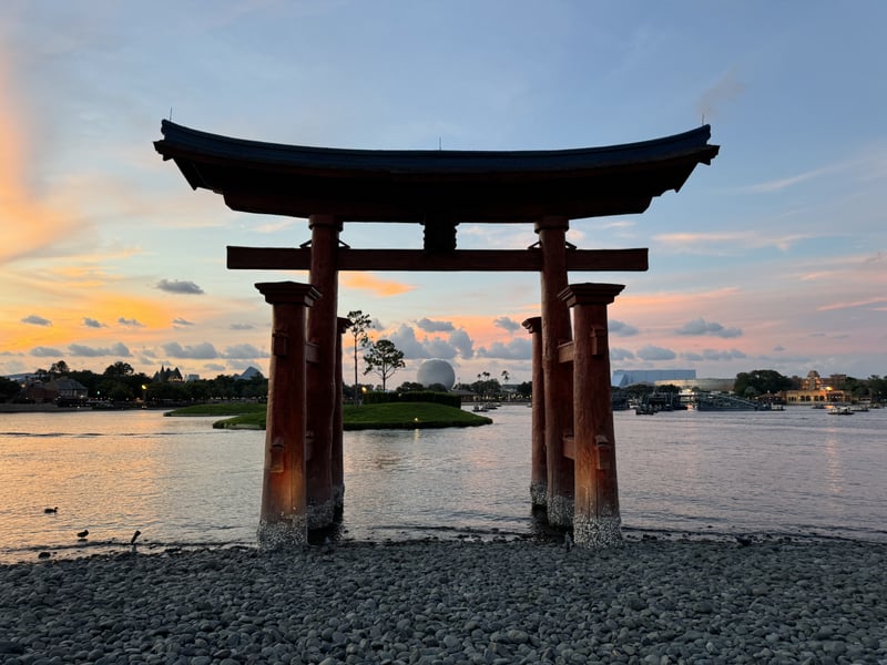 Japan Pavilion Torii Gate, Epcot