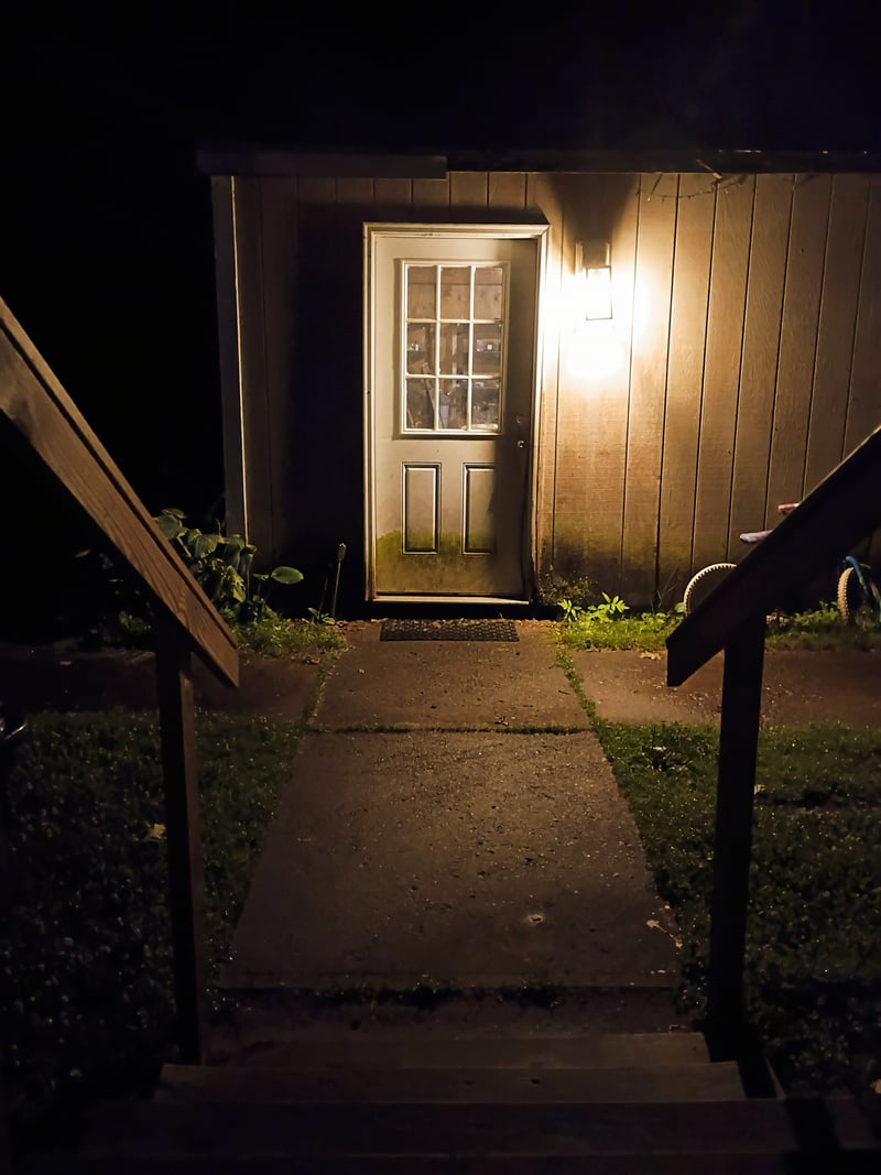 Illuminated Rural Outbuilding