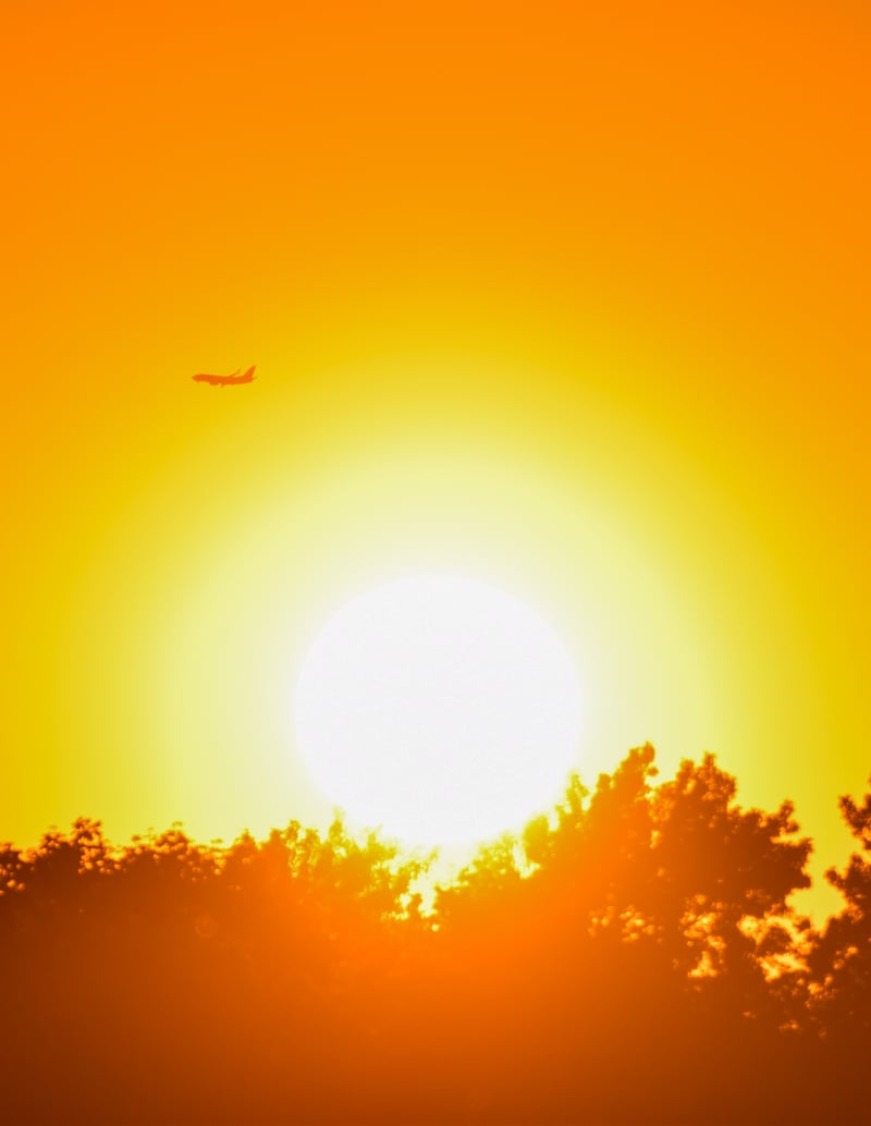 Swansea Aviation Sunset View
