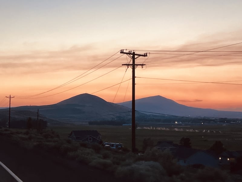 Red Mountain Sunset View