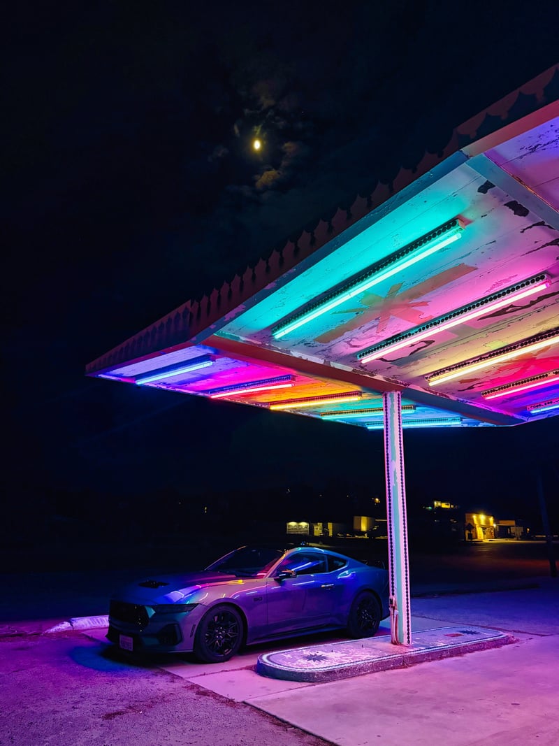 Jacumba Neon Gas Station
