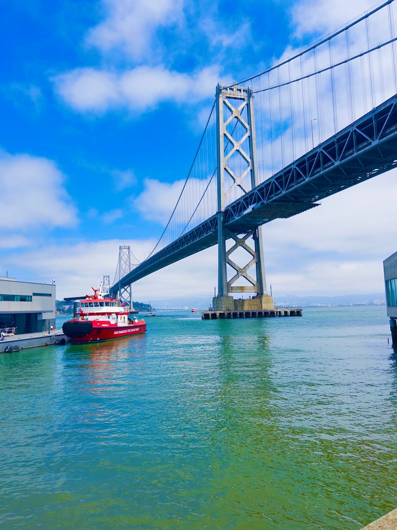 San Francisco Bay Bridge from The Embarcadero