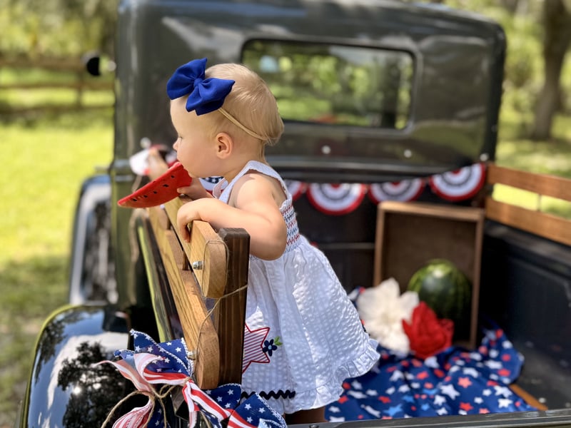 Vintage Truck at The Little Red Barn
